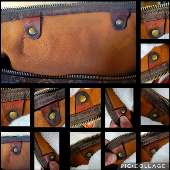 Louis Vuitton Monogram Speedy 35  Authentic Vintage color Brown Used/Pre-Loved - Picture 15 of 17